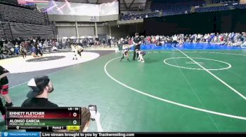 56 lbs Champ. Round 2 - Alonso Garcia, Moses Lake Wrestling Club vs Emmett Fletcher, Steelclaw Wrestling Club