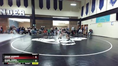 100lbs Cons. Round 5 - Janae Vasquez, Granger (Girls) vs Isabel Goedl, Sedro-Woolley (Girls)