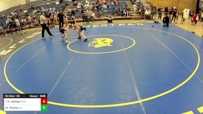 12U Boys - 63 lbs Cons. Round 3 - Rykker Jessop, Montana vs Mason Thome, Immortal Athletics WC