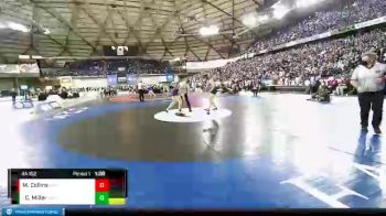 4A 152 lbs 1st Place Match - Cody Miller, Sumner vs Mathias Collins, Kennedy Catholic