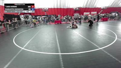 120 lbs Cons. Semis - Jade Hardee, Spar vs Charlotte Crowston, Grand Forks Gladiators