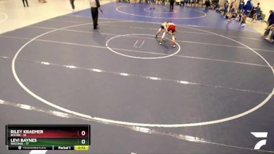 84 lbs Semis & 1st Wrestleback (8 Team) - Riley Kraemer, Rocori vs Levi Baynes, Waconia