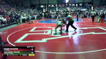 7 lbs Quarterfinal - Nathanial Taylor, Colquitt County vs TYLER GALLEGOS, Harrison