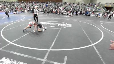 57 lbs Consi Of 4 - Mattix Borden, The Rock Of Redmond vs Garrison Overton, Athlos Wrestling