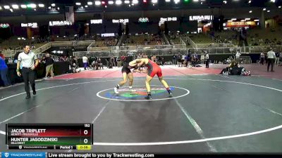 152 lbs Cons. Round 2 - Jacob Triplett, Hewitt-Trussville vs Hunter Jagodzinski, Hillcrest