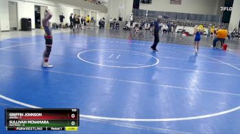 105 lbs Quarterfinals (8 Team) - Griffin Johnson, UNITED vs Sullivan McNamara, Hastings