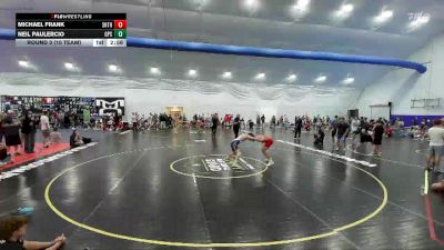 138 lbs Round 3 (10 Team) - Michael Frank, Shore Thing vs Neil Paulercio, GPS