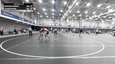 157 lbs Consi Of 8 #1 - Brayden Roberts, Long Island vs Charlie Evans, Naval Academy