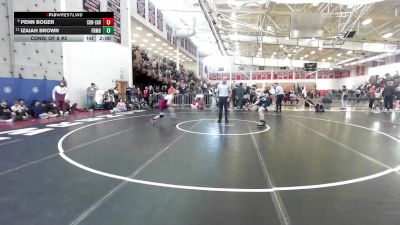 113 lbs Consi Of 8 #2 - Penn Boger, Concord-Carlisle vs Izaiah Brown, Framingham