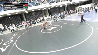 157 lbs Champ. Round 2 - Brandon Beavers, Unattached vs Joshua Kotalik, Sandwich