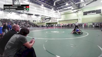 150 lbs Champ. Round 1 - Rafael Fernandez, University vs Isaac Gamboa, El Camino Real
