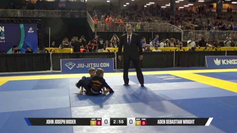Aden Sebastian Wright vs John Joseph Boder 2025 Pan Kids Jiu-Jitsu IBJJF Championship