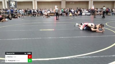 150 lbs Round Of 64 - Isaac Molina, Thorobred WC vs Charlie Hoeppner, Champions WC