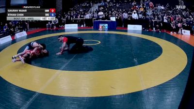 44kg Cons. Semi - Gaurav Nijjar, Canadian Mal Wrestling vs Ethan Chen, Bhullar Wrestling Club