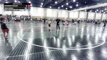 82 lbs Rr Rnd 2 - Savannah Phelan, Lake Gibson vs Beau Burch, Gladiator Academy