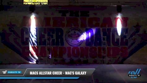 Macs Allstar Cheer - MAC'S GALAXY [2021 L1 Youth - Small Day 1] 2021 The American Celebration DI & DII