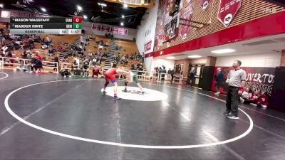 157 lbs Semifinal - Mason Wagstaff, Evanston vs Maddux Hintz, Green River