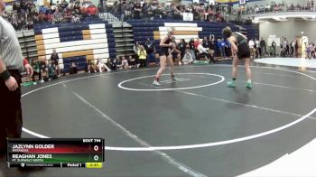 105 lbs. Cons. Round 4 - Jazlynn Golder, Matanzas vs Reaghan Jones, Ft. Zumwalt North