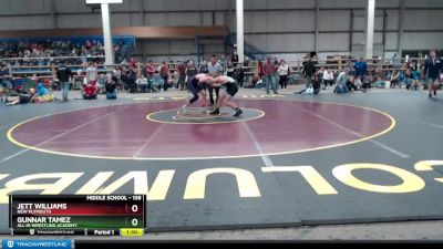 138 lbs Champ. Round 2 - Gunnar Tamez, All In Wrestling Academy vs Jett Williams, New Plymouth