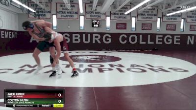 141 lbs Quarterfinal - Colton Hush, Minnesota State Mankato vs Jack Krier, UW - La Crosse