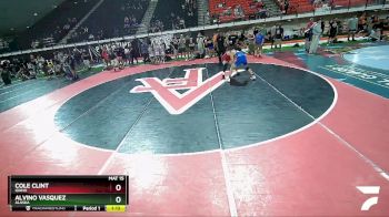 132 lbs Champ. Round 1 - Cole Clint, Idaho vs Alvino Vasquez, Alaska