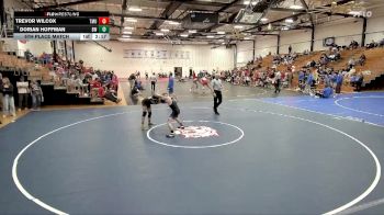 125 lbs 5th Place Match - Dorian Hoffman, Baldwin Wallace vs Trevor Wilcox, Thomas More