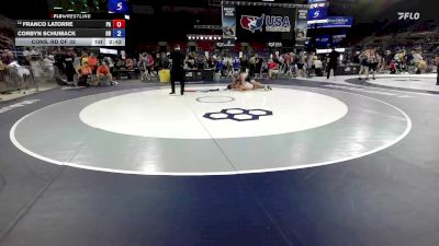 215 lbs Cons. Rd Of 32 - Franco Latorre, PA vs Corbyn Schumack, OR