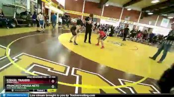 91 lbs Round 1 - Francisco Massa Neto, Gold Rush Wrestling vs Ezekiel Travers, Junior Gaels