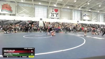 65 lbs Cons. Round 4 - Braxton Thwaits, Club Not Listed vs Kevin Miller, Mexico Wrestling