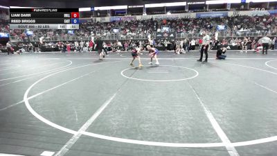 92 lbs Consi Of 8 #2 - Liam Darr, Bulls WC vs Reed Briggs, East Kansas Eagles