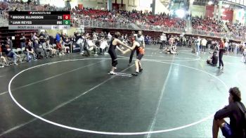 140 lbs Champ. Round 2 - Liam Reyes, Wrestling With Character vs Brodie Ellingson, 2TG