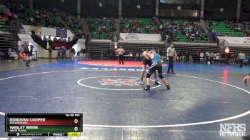 1A-4A 144 Champ. Round 1 - Donovan Cooper, Childersburg vs Wesley Beebe, White Plains