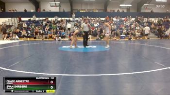 141 lbs Cons. Round 3 - Evan Shriberg, Ursinus vs Chase Arnestad, Liberty