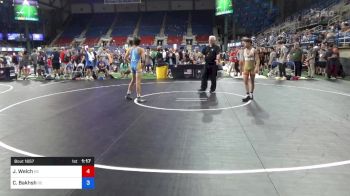 106 lbs Cons 16 #1 - Jeremy Welch, Kansas vs Clifton Bakhsh, Delaware