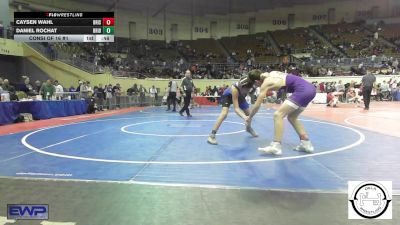 113 lbs Consi Of 16 #1 - Caysen Wahl, Bristow vs Daniel Rochat, Bridge Creek Wrestling