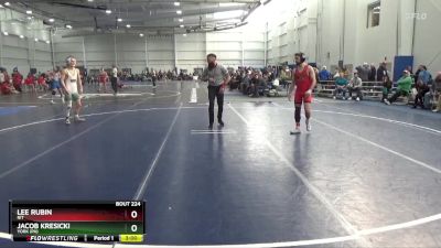 125 lbs Semifinal - Jacob Kresicki, York (PA) vs Lee Rubin, RIT