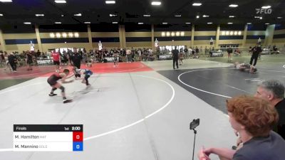 98 kg Final - Mercer Hamilton, Mat Demon WC vs Max Mannino, Gold Rush Wr Ac