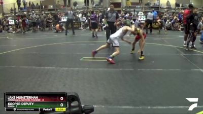 80 lbs Semis & 1st Wrestleback (8 Team) - Kooper Deputy, POWA vs Jake Munsterman, American Gladiators-Thunder