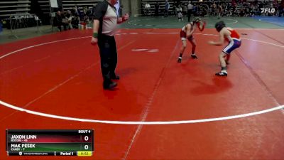 93 lbs Quarterfinals (8 Team) - Mak Pesek, Canby vs Jaxon Linn, Rocori