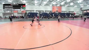 165 lbs Semifinal - Mason Savitz, Penn State Behrend vs Torin Bishop, St. John Fisher