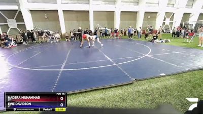 130 lbs Cons. Round 2 - Nadera Muhammad, NV vs Evie Davidson, UT