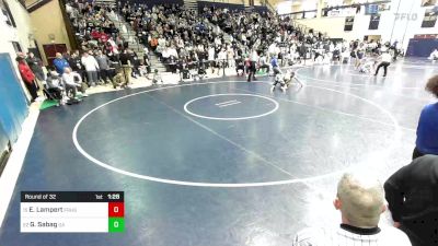 145 lbs Round Of 32 - Ethan Lampert, Father Ryan High School vs Gavriel Sabag, Germantown Academy