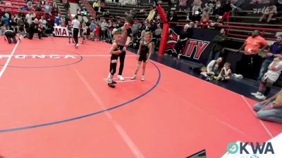 55 lbs Consi Of 4 - Brayden Davis, Tonkawa Takedown Club vs Brantley Brown, Blackwell Wrestling Club