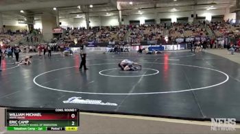 A 132 lbs Cons. Round 1 - Eric Camp, Samuel Everett School Of Innovation vs William Michael, White House