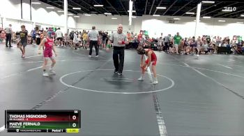 56 lbs Round 1 (6 Team) - Thomas Mignogno, PA Alliance vs Maeve Fernald, CTWHALE