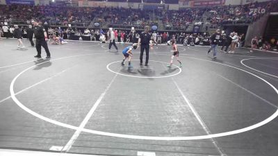 55 lbs Rr Rnd 5 - Chasen Burke, Stl Warriors vs Blayze Hanner, Jackson County Wrestling Club