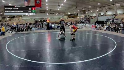 138 lbs 3rd Place - Maddox Eskew, Ravenwood High School vs Houston Davenport, Bradley Central High School