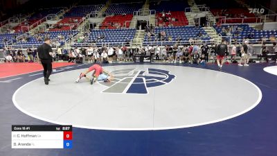 132 lbs Cons 16 #1 - Colson Hoffman, GA vs Daniel Aranda, FL