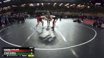 215 lbs Quarterfinal - Porter Loveland, Middleburg vs Ethan Kuball, Seaforth High School