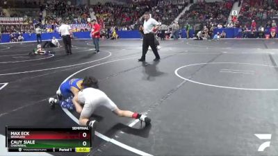 64 lbs Semifinal - Cauy Siale, Chaparral vs Max Eck, Brawlers